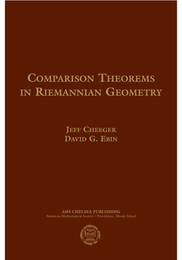 Comparison Theorems in Riemannian Geometry