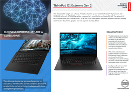 Thinkpad X1 Extreme Gen 2