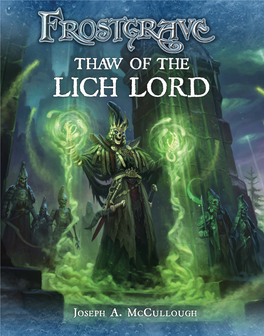 Frostgrave: Thaw of the Lich Lord