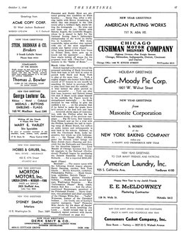 Volume 120, Issue 1 (The Sentinel, 1911