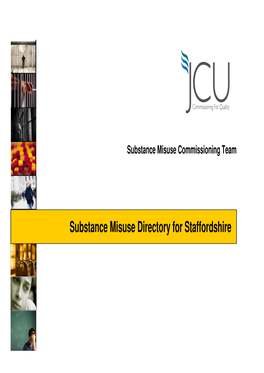 Substance Misuse Directory for Staffordshire