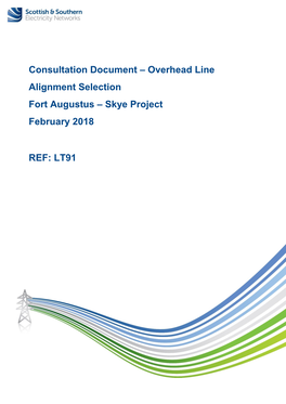 Overhead Line Alignment Selection Fort Augustus – Skye Project February 2018