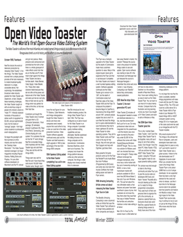 Open Video Toaster Was a Amiga 4000)