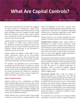 What Are Capital Controls?