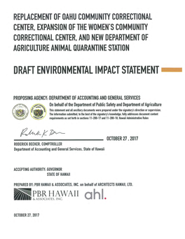 Draft Environmental Impact Statement