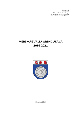 Arengukava 2016-2021