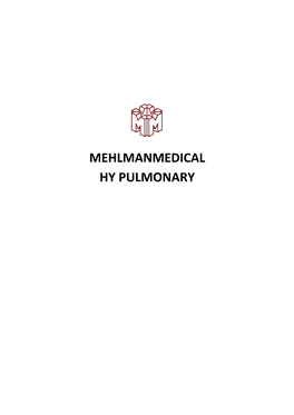 Mehlmanmedical Hy Pulmonary