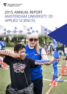2015 Annual Report Amsterdam University of Applied Sciences