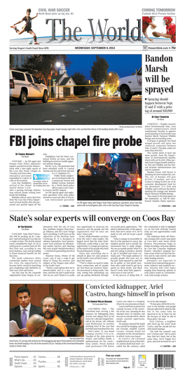 FBI Joins Chapel Fire Probe