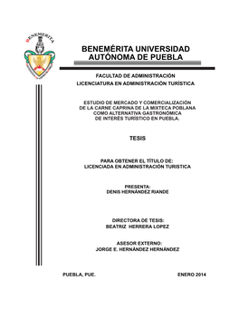 Benemérita Universidad Autónoma De Puebla