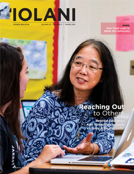 Reaching out to Others Retired Educator Ann Yoneshige Returns to Tutor KA‘I Students