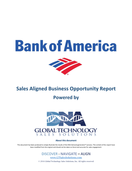 Sales Aligned Business Opportunity Report Powered By