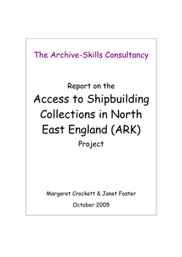 ARK Consultancy Report October 2005