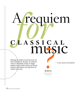 A Requiem for Classical Music?