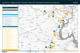 Northern Virginia New Construction & Proposed Multifamily Projects 4Q20