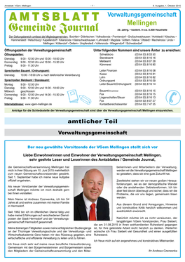 Amtsblatt Vgem