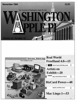 Washington Apple Pi Journal, November 1994
