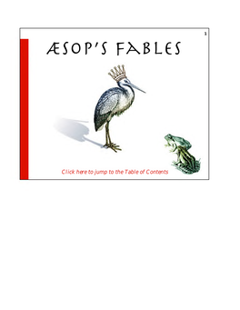 Aesop's Fables Is Public Domain