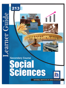 Learner Guide 213 - Social Science Secondary Course