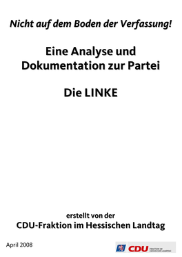 Eineanalyseund Dokumentation Zurpartei Dielinke