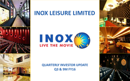 Inox Leisure Limited