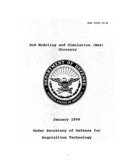 Dod 5000.59-M, January 1998