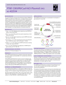 PTRF CRISPR/Cas9 KO Plasmid (M): Sc-422534