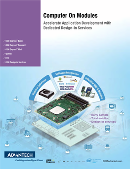 Computer on Modules Accelerate Application Development with Dedicated Design-In Services