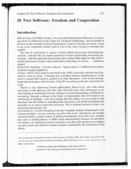 Stallman Free Software 20.Pdf