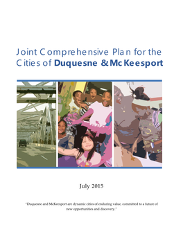 Joint Comprehensive Plan for the Cities of Duquesne & Mckeesport