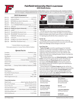 Fairfield University Men's Lacrosse