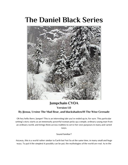 The Daniel Black Series