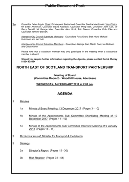 (Public Pack)Agenda Document for North East of Scotland