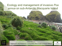 Ecology and Management of Invasive Poa Annua on Sub-Antarctic Macquarie Island