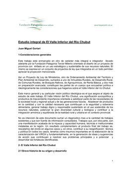 Analisis Integral Del Valle Inferior Del Rio Chubut Con Logo Fptm