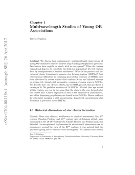 Multiwavelength Studies of Young OB Associations