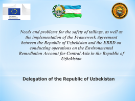 Framework Agreement Between the Republic of Uzbekistan