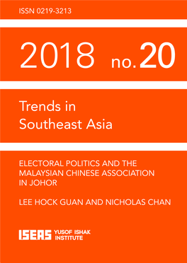 Electoral Politics and the Malaysian Chinese Association in Johor