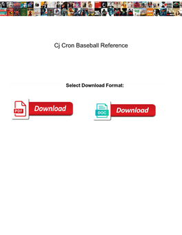 Cj Cron Baseball Reference