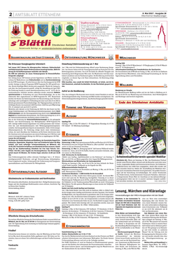 Amtsblatt Vom 04.05.2017 (KW 18) PDF (268.2