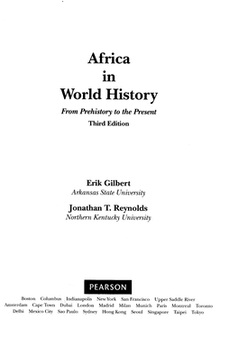 Africa World History