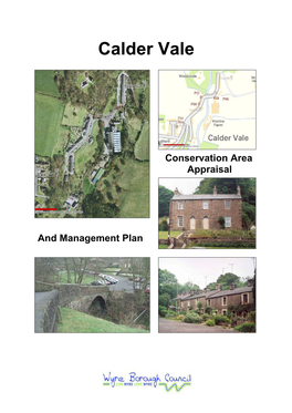 Calder Vale Conservation Area Appraisal