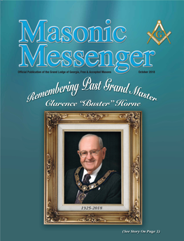 Official Publication of the Grand Lodge of Georgia, Free & Accepted