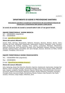 Dipartimento Di Igiene E Prevenzione Sanitaria