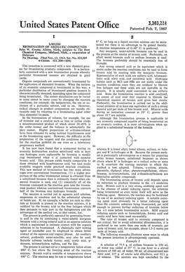 United States Patent Office Patented Feb