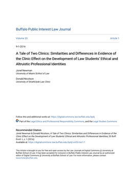 A Tale of Two Clinics: Similarities and Differences in Evidence of The