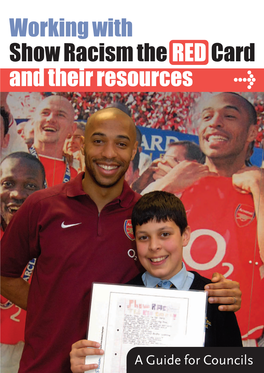 Working with Show Racism the RED Card and Their Resources >
