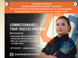 17 Commissionaires by Law Enforcement