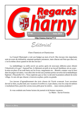 Regards Sur Charny N°90 Juin 2018