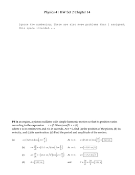 Physics 41 HW Set 1 Chapter 15